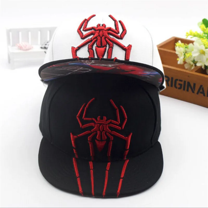 Nueva araña bordado niños Snapback Caps al aire libre Sunhat niños muchachas de los muchachos del sombrero de béisbol gorras de beisbol sombreros frescos de Hip Hop Nueva araña bordado niños Snapback Caps al aire libre Sunhat niños muchachas de los muchachos del sombrero de béisbol gorras de beisbol sombreros frescos de Hip Hop