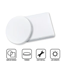 Круглый плафон светодиодный панельный светильник Suqare поверхностный потолочный светильник 48 Вт 36 Вт 24 Вт 18 Вт поверхностный монтаж Para для украшения дома освещение