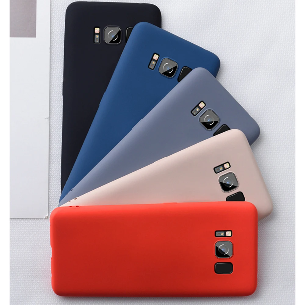 Original Soft Summer Liquid Silicone Case For SamSung Galaxy S8 S9 S10 Plus S10E M10 M20 Note 8 9 Back Cover S7 Edge M30 A60 A70