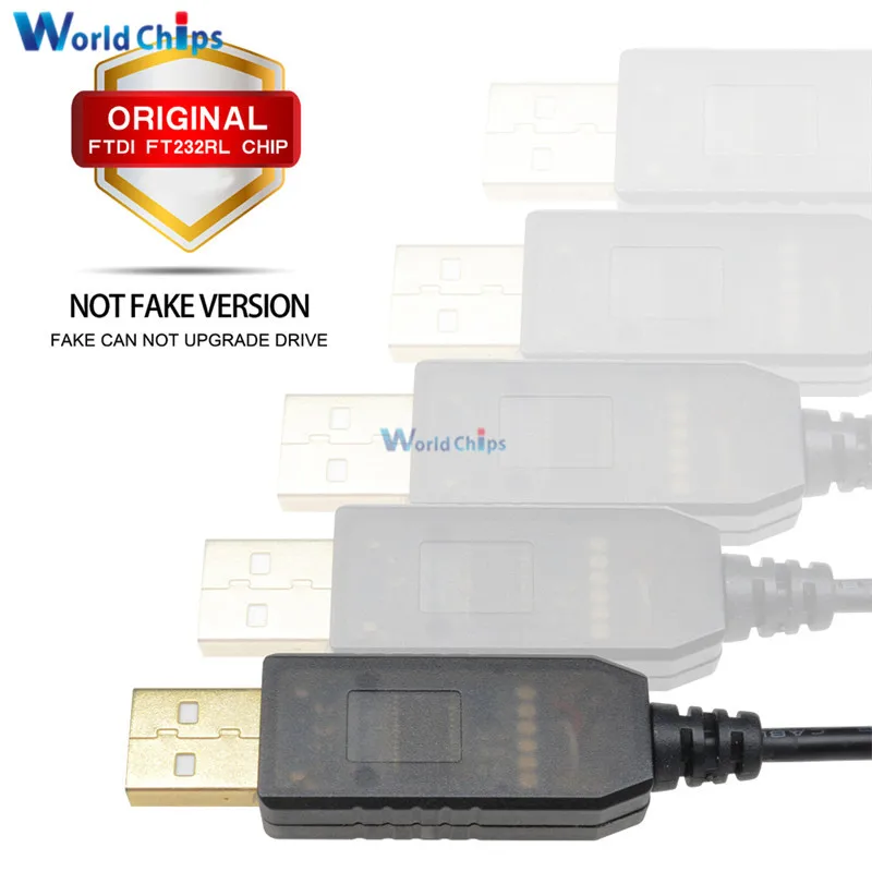 Оригинальный 6PIN FTDI FT232RL USB кабель для TTL RS232 модуль адаптера последовательного