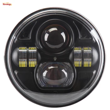 

7 Inch 73W With Driving Light High Low Beam Headlight For Wrangler Defender G55 07-16 10-30V DC