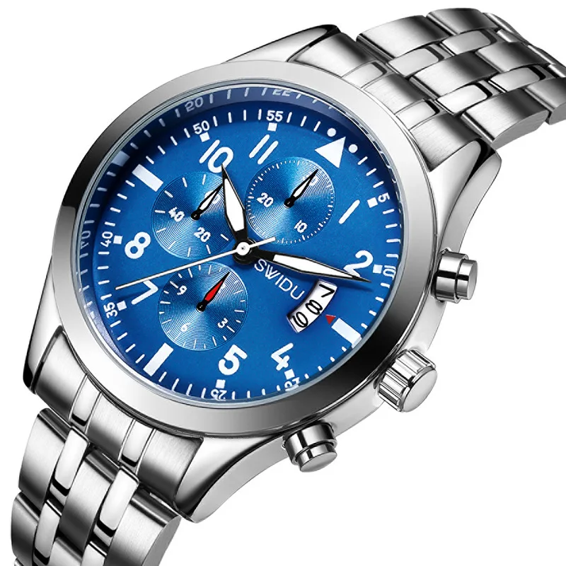 Relojes Watch Men SWIDU Fashion Sport Quartz Clock Mens Watches Top Brand Luxury Business Waterproof Watch Relogio Masculino