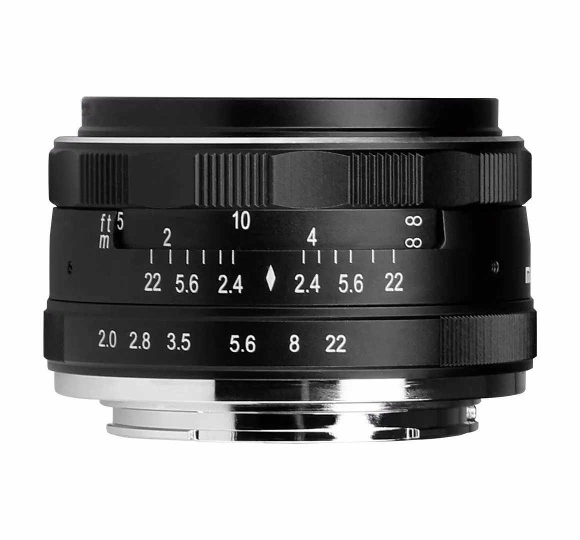 

50mm F2.0 Aperture Manual Focus Lens APS-C for eosm nikon1 m43 Sony e mount NEX3/5T/6/7 A5000 A6000 a6300 fuji xt1 camera