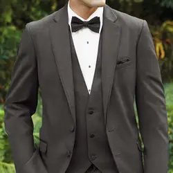 Последние пальто брюки конструкции индивидуальный заказ серый мужской костюм свадебные Винтаж Ретро блейзер женихов Для мужчин Slim Fit