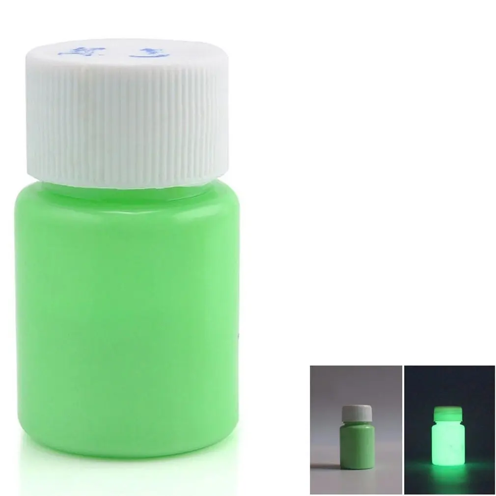 Hot 20g DIY Long-lasting Luminous Painting Coating Baby Art Glitter Phosphor Body Painting Pigment Powder Kids Glow in Dark Toys