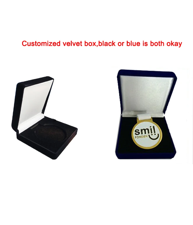 Customized Zinc Alloy Medal 2inches(50mm) Soft Enamel Shiny Gold Plating with Texture Medals