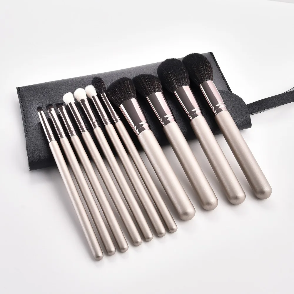 7pcs slim eyeshadow eyebrow concealer makeup brushes blending 4pcs