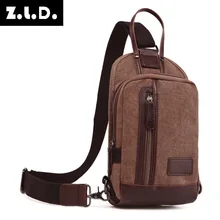 Мужские холщовые винтажные нагрудные сумки женские и мужские сумки на плечо и сумки-мессенджеры 8640-34