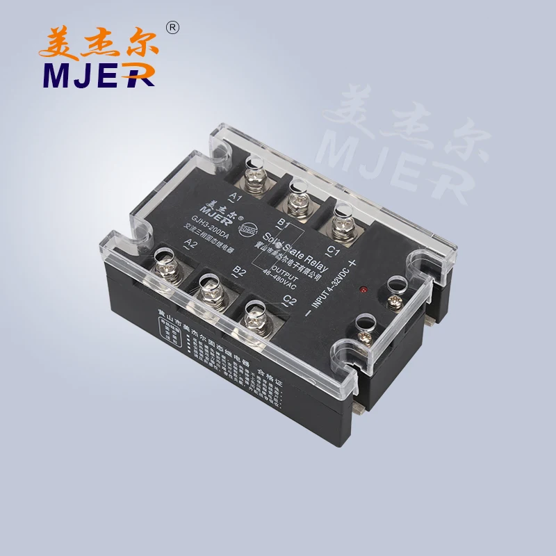 SSR 3 фазы твердотельные реле 200 постоянного тока в AC 200A трехфазное GJH3 200DA|Реле| |