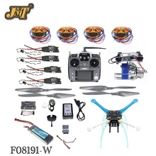JMT DIY Unassembly 2.4g 10ch RC Quadcopter Drone 500mm S500-PCB APM2.8 M8N GPS 2-Eixo Cardan ORKUT kit completo Do Motor ESC