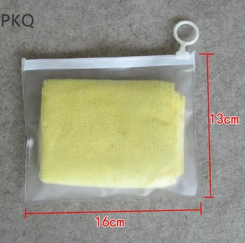 

50pcs Free Shipping Plastic Storage Bag Ziplock Travel Bags For Cosmetic/Socks/Underwear Zip Lock Valve Slide Seal Packing Bag