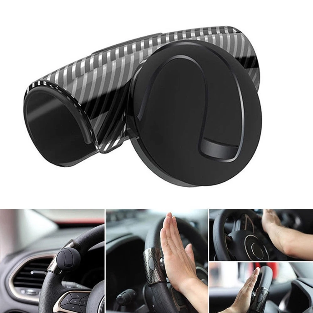 Pomo de coche Flexible de fácil instalación Spinner rotación antideslizante Universal de silicona volante de refuerzo herramienta mango de agarre de ayuda de Control