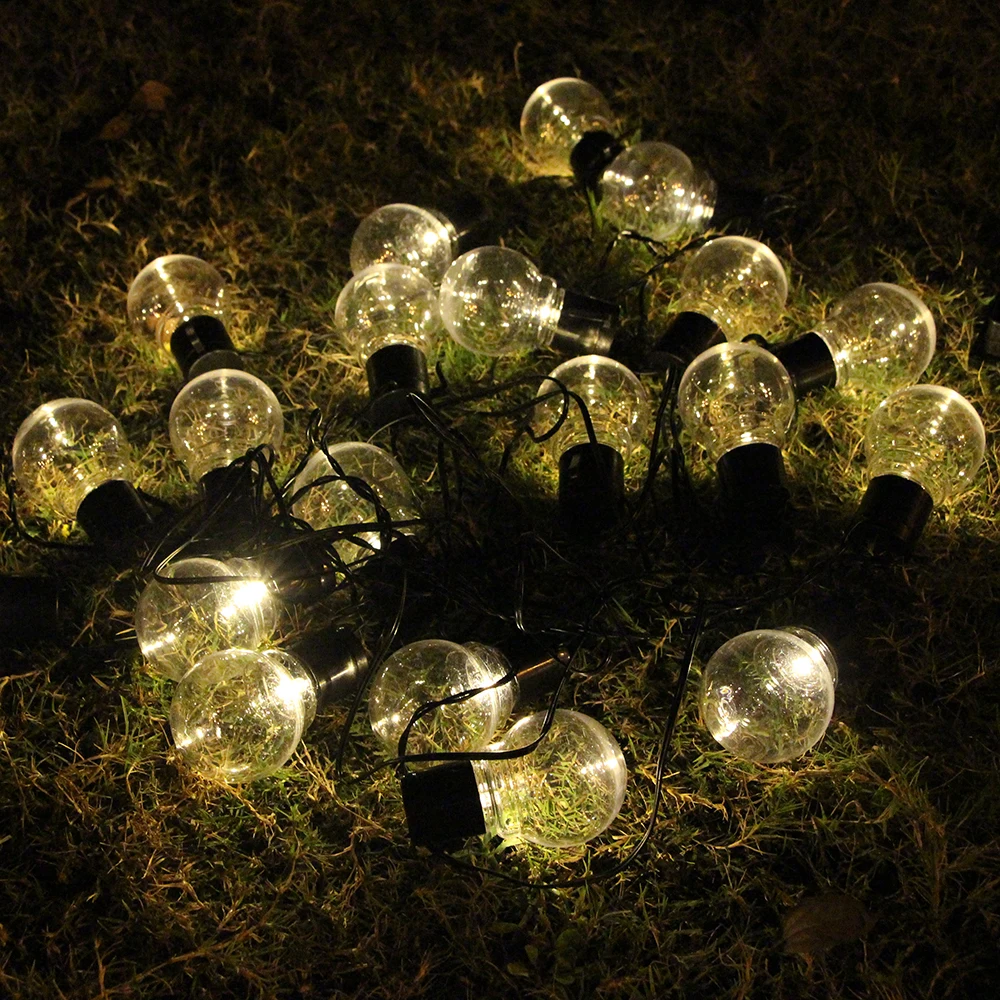 Солнечные лампы led Солнечный Глобус гирлянды наружные светодиодные на солнечной