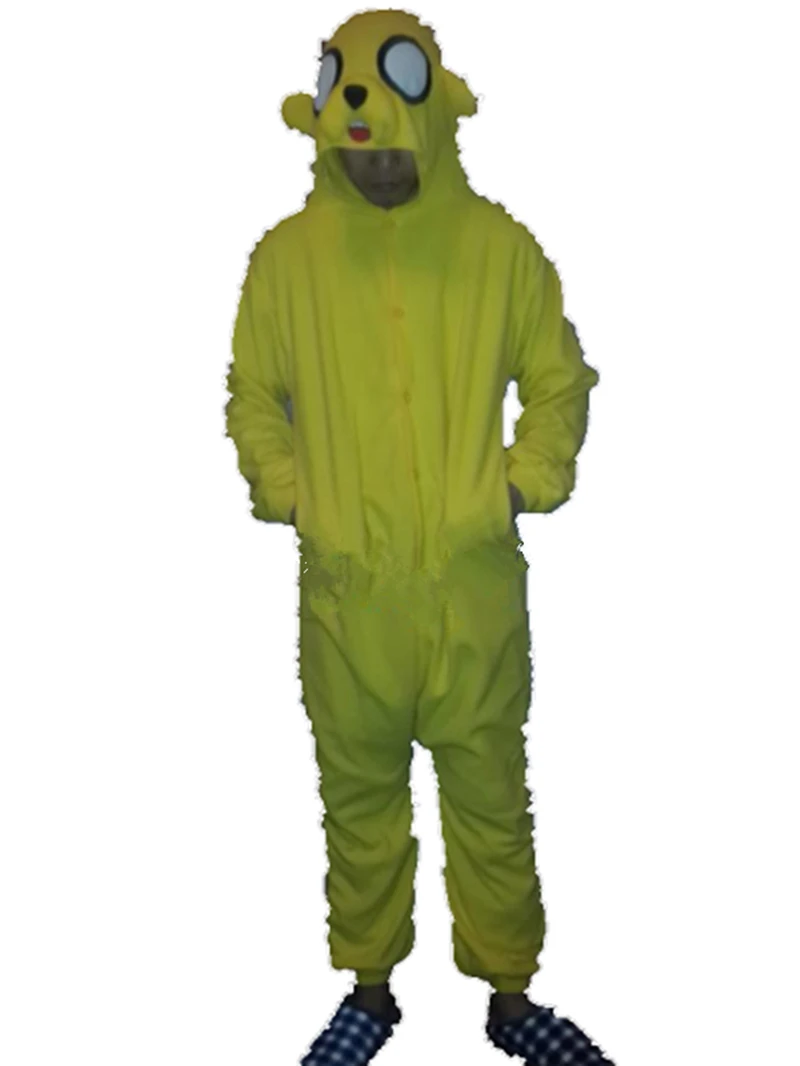Jake the Dog Adventure Time Onesies /costume Yellow dog Jake jumpsuit