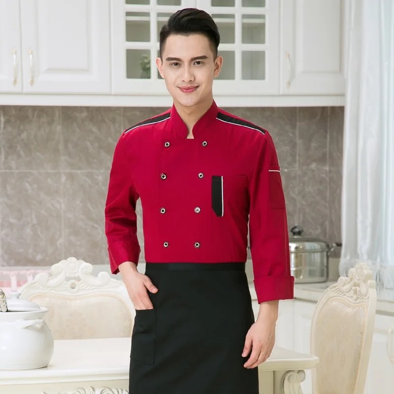 Long sleeved Cooks Kitchen Uniform Chef Uniforms Uk Clothing Female
