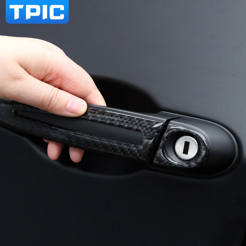 TPIC автомобиля внешние аксессуары из углеродного волокна для дверных ручек для BMW E90 E92 E93 1/2/3/4 серии 3GT X1/X3/X4/X5/X6 M2/M3/M4