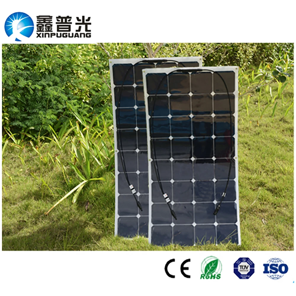 XINPUGUANG 200 Вт солнечная панель 100 * 2 монокристаллическая ячейка Гибкая pannello solare для