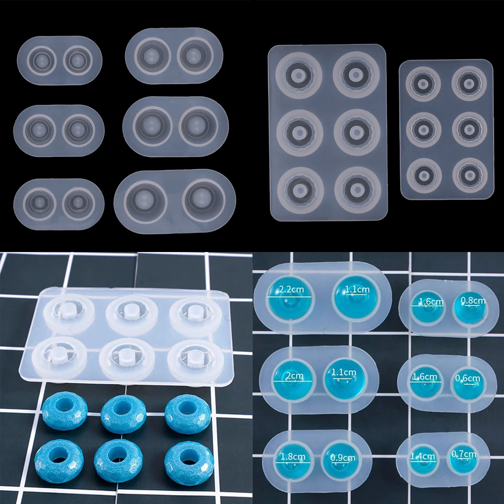8 BJD Doll eye mold resin casting beads mold pressure eye silicone mold base