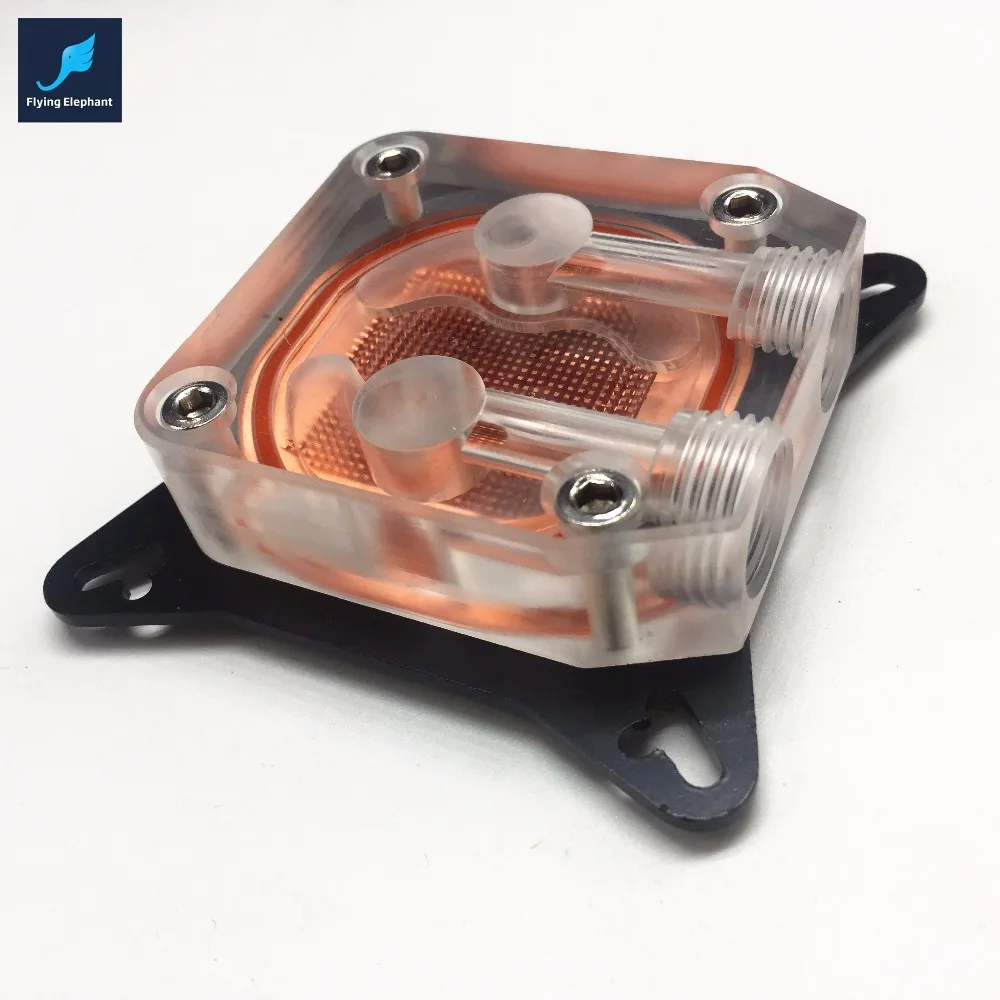 VGA Видеокарта GPU Core водяной блок 4 отверстия микро медная Колонка 53 62