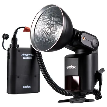 

Godox Witstro AD-360 AD360 High Power External Portable Flash Light Speedlite + PB960 Battery Power Pack Black