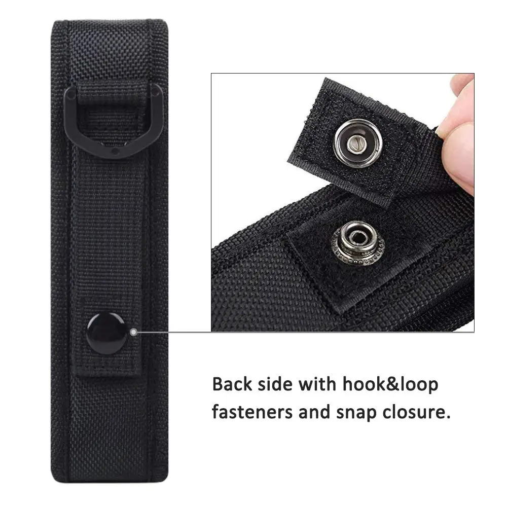 Description Picture 4 of itemTactical Flashlight Case Belt Pouch Molle LED Torch Holder Outdoor Hunting Camping Hiking Carry Bag for Flash Lights Holster