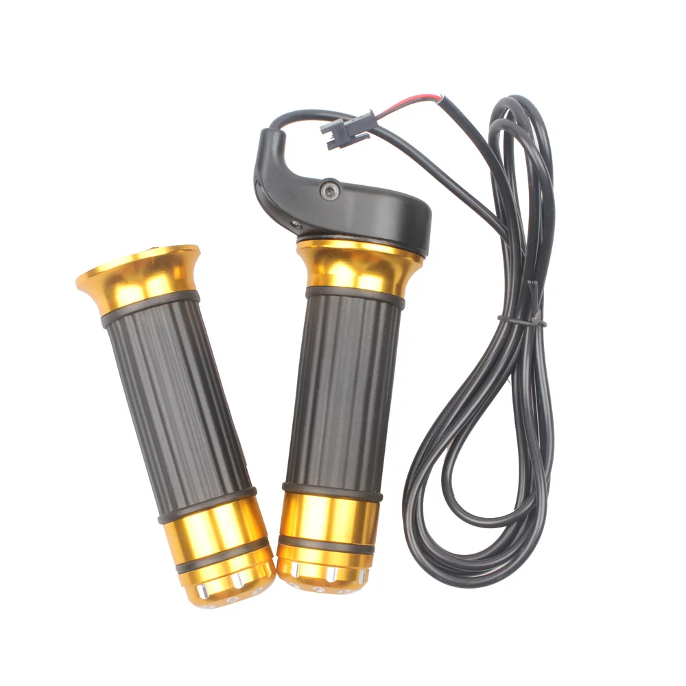 5 Stars 3 Wires Aluminum & Rubber Handle Bar Grips E Bike Mini Bike