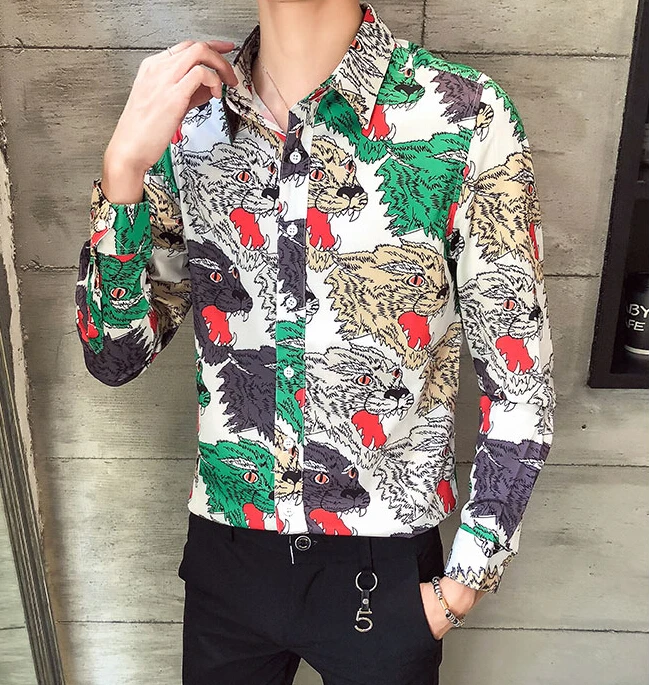 

2019 Casual Long Sleeve Europe Style Slim Fit top Shirts