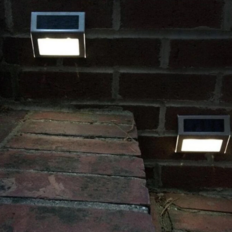 LED Solar Lamp Outdoor Waterproof Led solar Light Bulb Security Wall Light Solar Lamp for Garden Decoration Fence Yard Lamp (2)