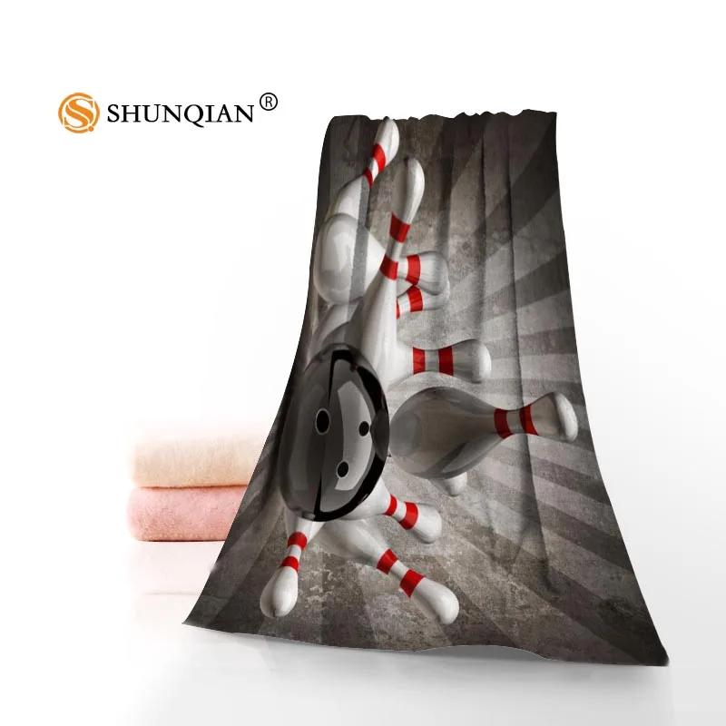 Custom Bowling Ball Towel Printed Cotton Face/Bath Towels Microfiber