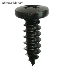 Shhworldsea 100 шт. круглая голова Крест винт для Toyota авто металлический зажим автомобиля металлический крепеж автомобильной металлические Fastners