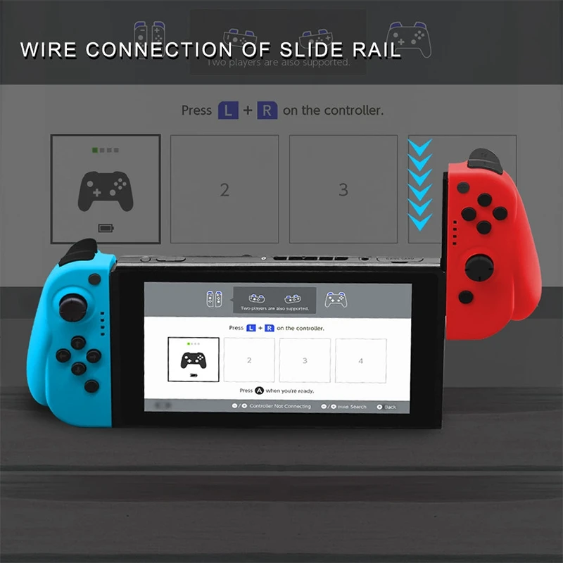 

Wireless Game Controller Left And Right Bluetooth Induction Game Handle Grip For Nintend Switch Joy-Con Accessories
