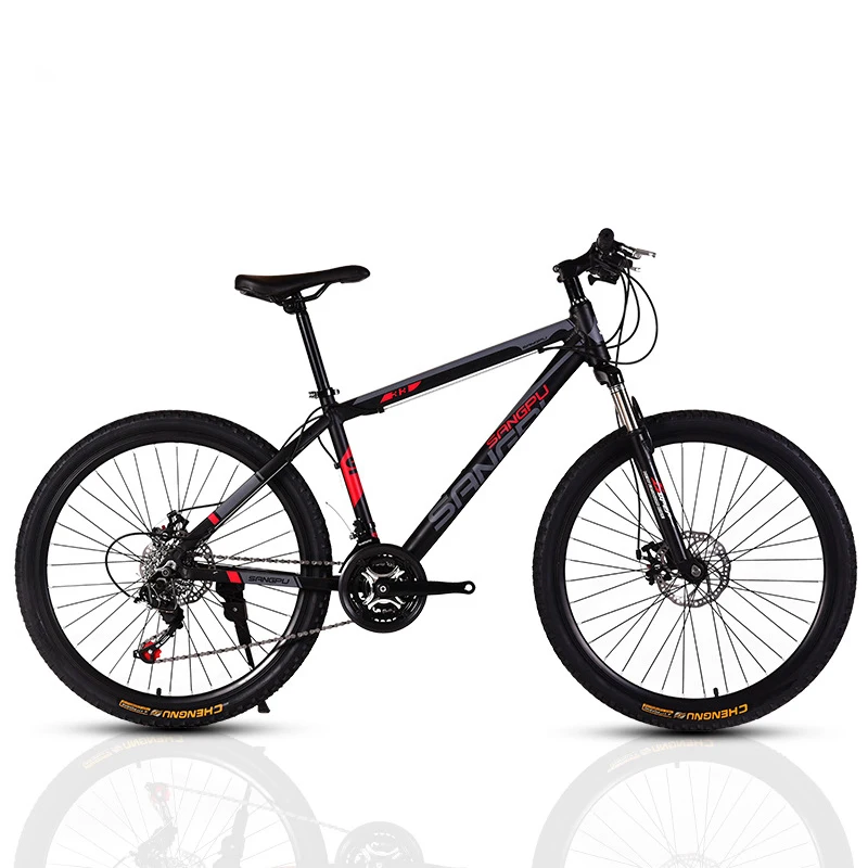 

26-Inch mountain bike Variable speed dual disc brakes high carbon steel mountain bicycles sport men women bicicleta