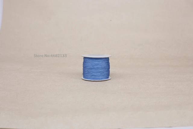 MOQ = 1 шт. 0,4 мм DIY Ювелирные изделия компоненты шнуры веревка/шнур не выцветает полиэстер Высокое качество китайский узел макраме - Цвет: Color 3