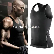 #1001 Summer Men Male Boys Clothing Bodybuilding Fitness Vest Thermal Undershirt Skins Cool Tees Tank Top Plue Size S-3XL