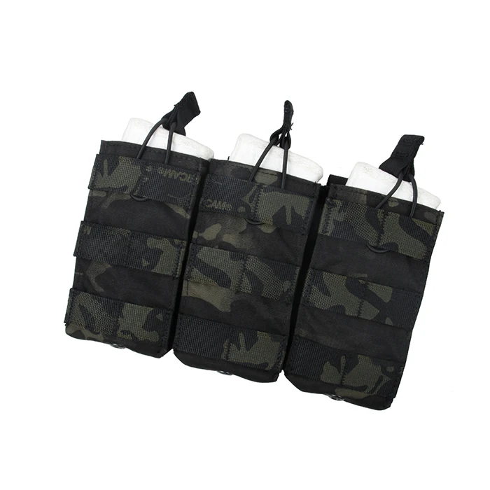 TMC Cordura Multicam Triple MOLLE открытая верхняя 5 56 сумка для магазина Black AOR1(SKU051131)|Мешочки| |