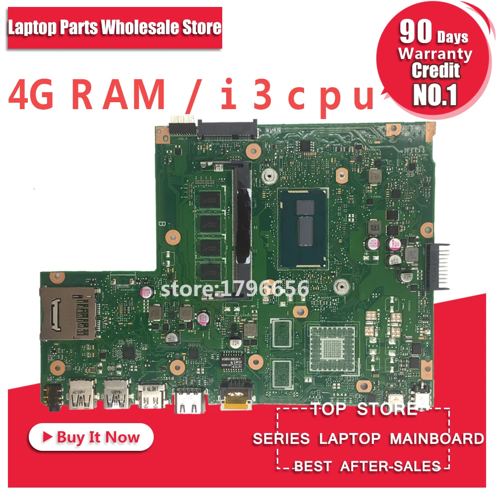 

X540LA MB._4G/I3-4005U/AS 4GB RAM 90NB0B00-R00020 motherboard For Asus X540LA X540L X540LJ F540L Laptop motherboard Mainboard