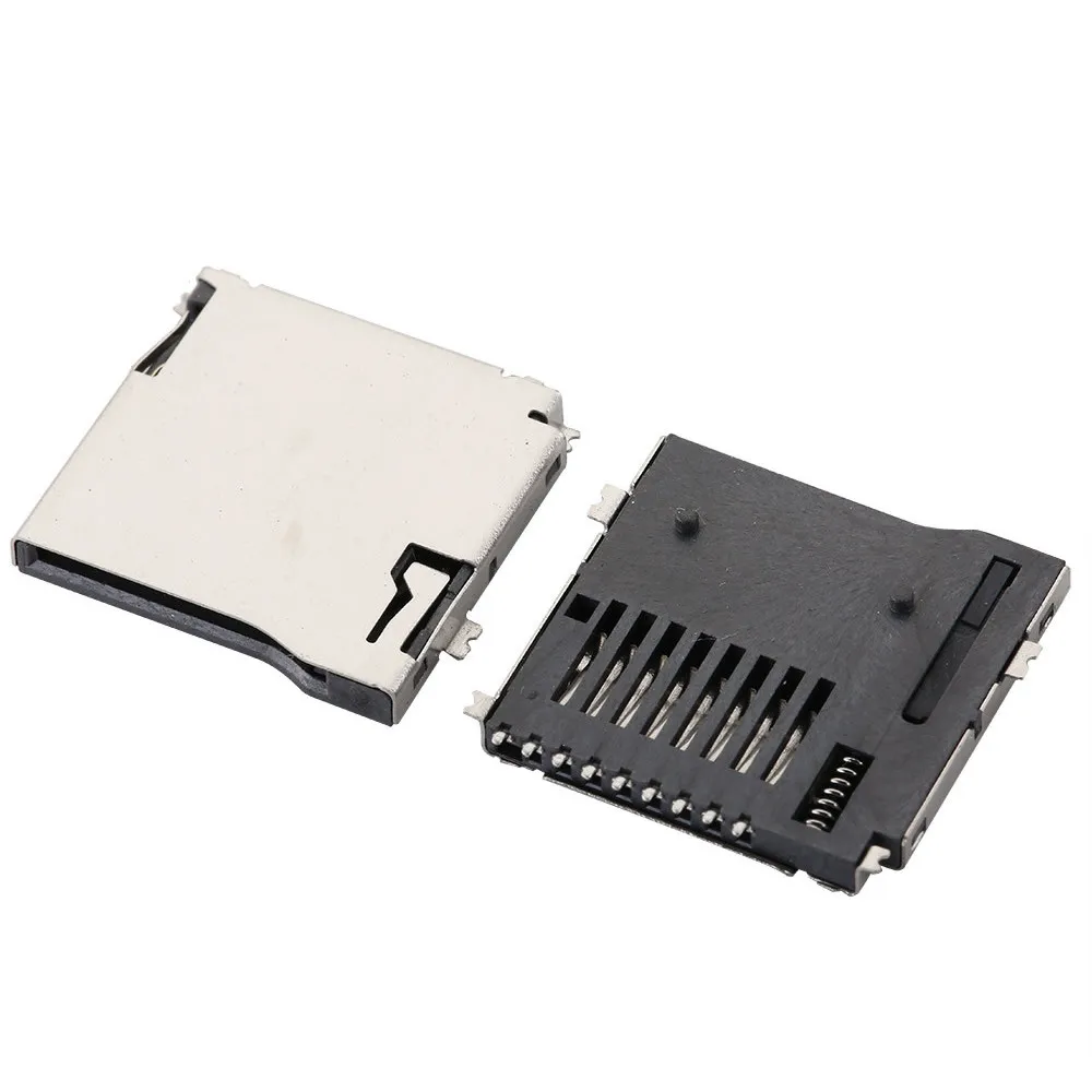 1000 шт. Push Тип TransFlash TF Micro SD карты гнездо адаптера автоматический PCB