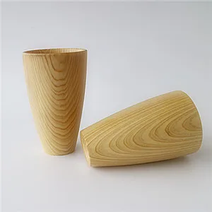 Деревянный CupNatural чай посуда для напитков бар натуральный японский пеньлок деревянная кофейная чашка с ручкой креативный подарок для семьи