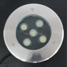 Длинный яркий 5 Вт светодиодный подземный светильник 110 В 220 В Одноцветный наружный водонепроницаемый светодиодный садовый светильник CE ROHS светодиодный ландшафтный светильник