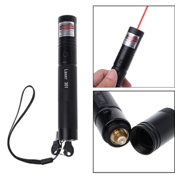

Pen 650nm 1mW 301 Red Light Pen Pointer Lazer Adjustable Focus Visible Beam