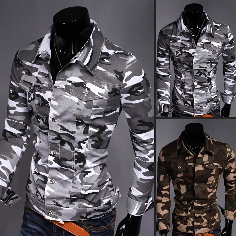 men's camouflage shirt jackets