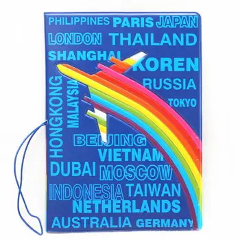 

Fashion World Travel Accessories Passport Cover Card Holder Protector PVC Passport Holder Porta Passaporte Wallet Organizer Case