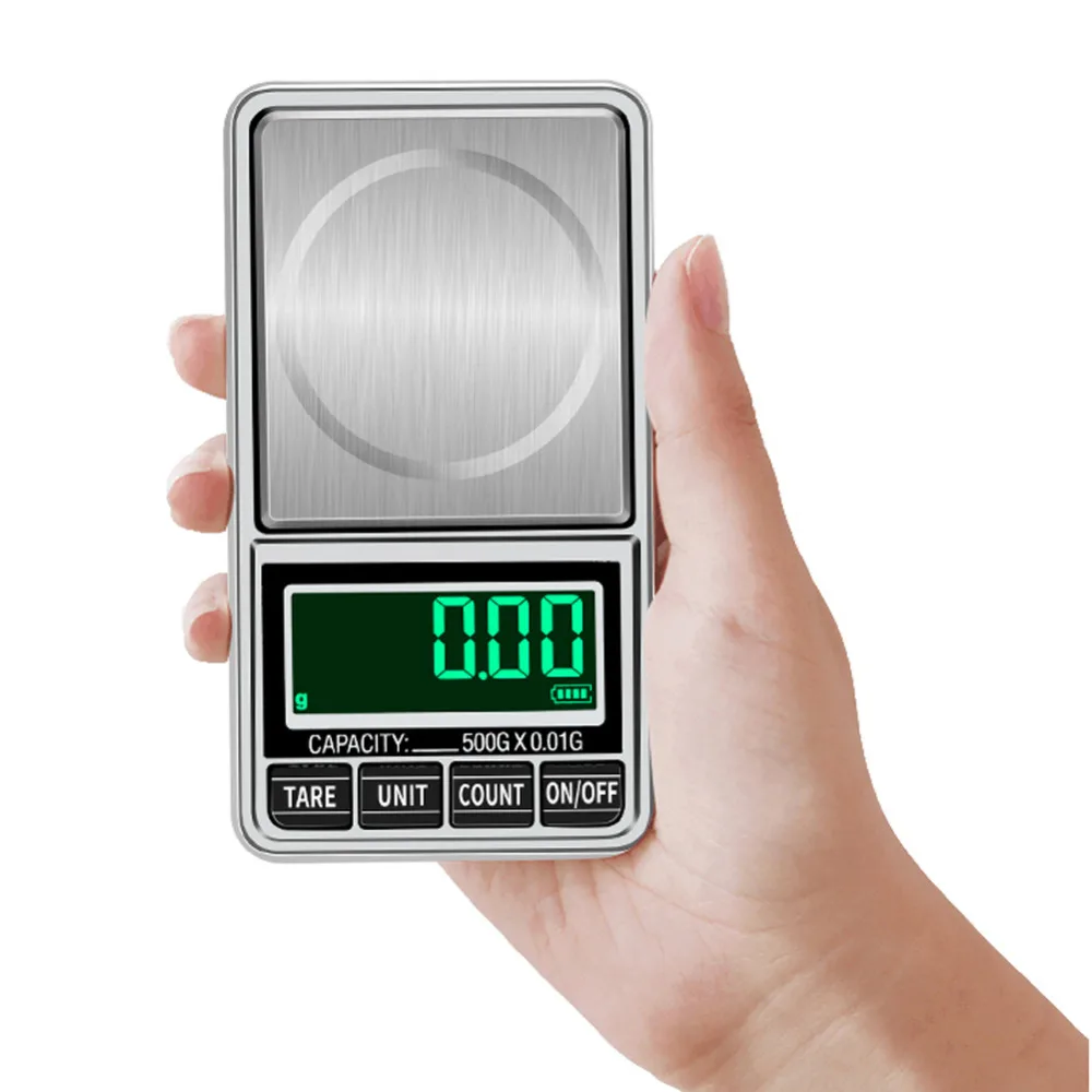 

New USB Plug-in Portable Gold Jewelry Scale High-precision Multi-function Pocket Electronic Scale Carat Scales Home Scales