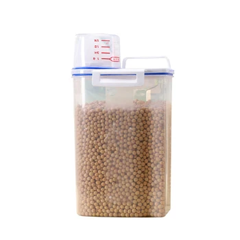 

Plastic Food Kitchen Container Sealed Crisper Grains Tank Storage Sorting Rice Storage Box Bean Container Jars