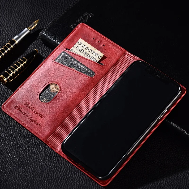 Cubot R11 чехол кошелек флип кожа и силикон подставка для coque R 11 задняя крышка