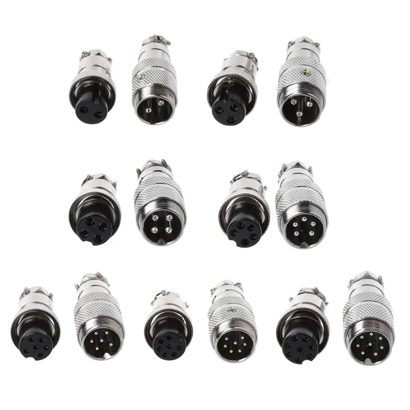 BELTI Gx16 Butting Aviation Conector Macho Hembra 2//3//4//5//6//7//8 Pin