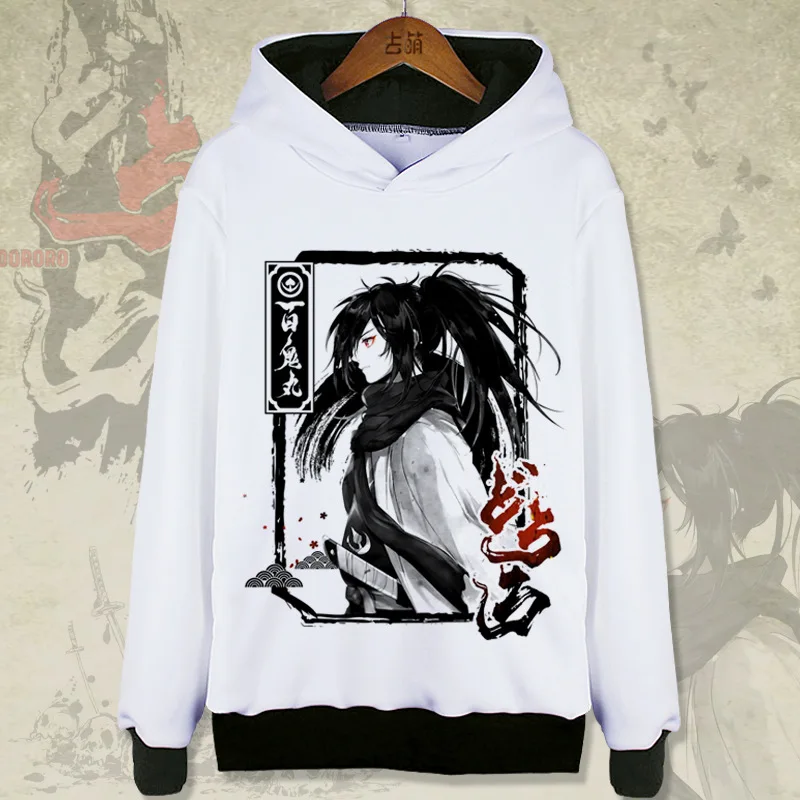 Худи Dororo Hyakkimaru с принтом осенние женские толстовки свитшоты мужские длинным