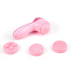 12 в 1 женский розовый многоцелевой Электрический Очищающая щетка для лица Уход за кожей массажный комплект с чистящей губкой для кожи