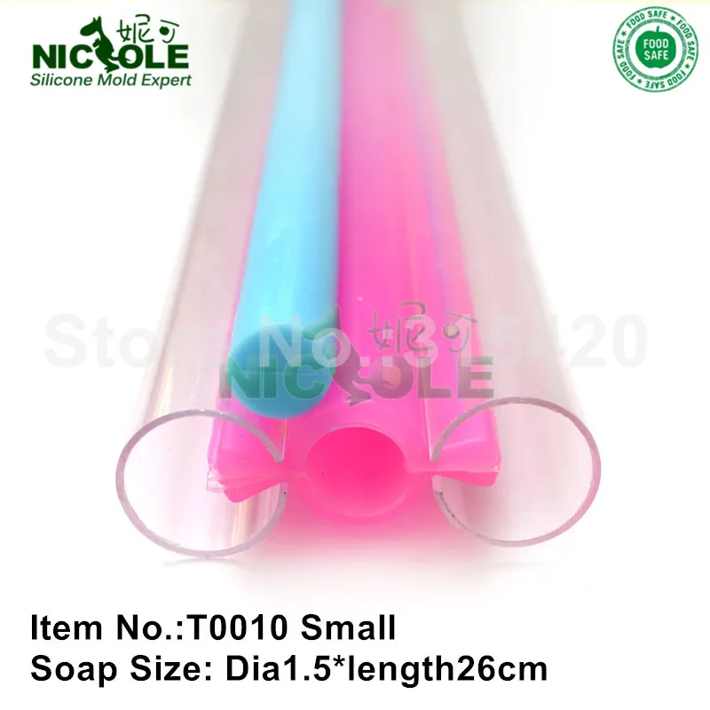 T0010 Николь силиконовые трубки Мыло Плесень DIYCandle формы - Цвет: T0010