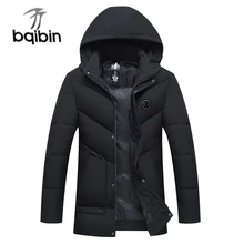 4XL Плюс Размер Мужская парка пальто Мужская теплая Корейская стильная стеганая куртка мужская повседневная зимняя куртка с капюшоном
